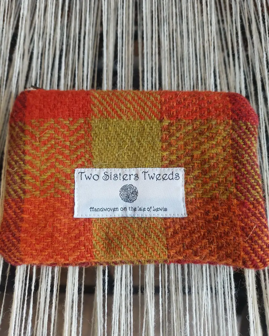 Two Sisters Tweed Zip Purse - 14