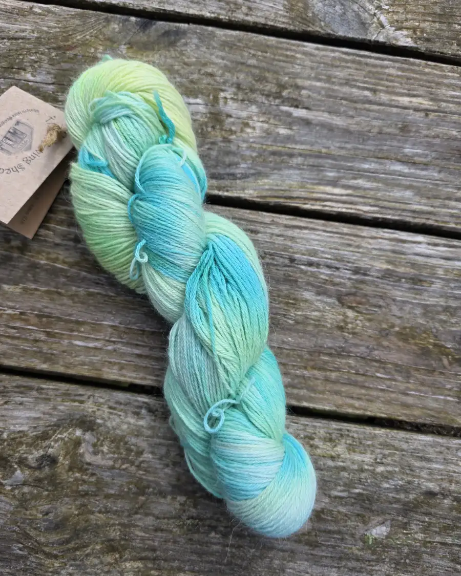 Hand-Dyed Yarn: Baby Alpaca, 4 ply - 3 2