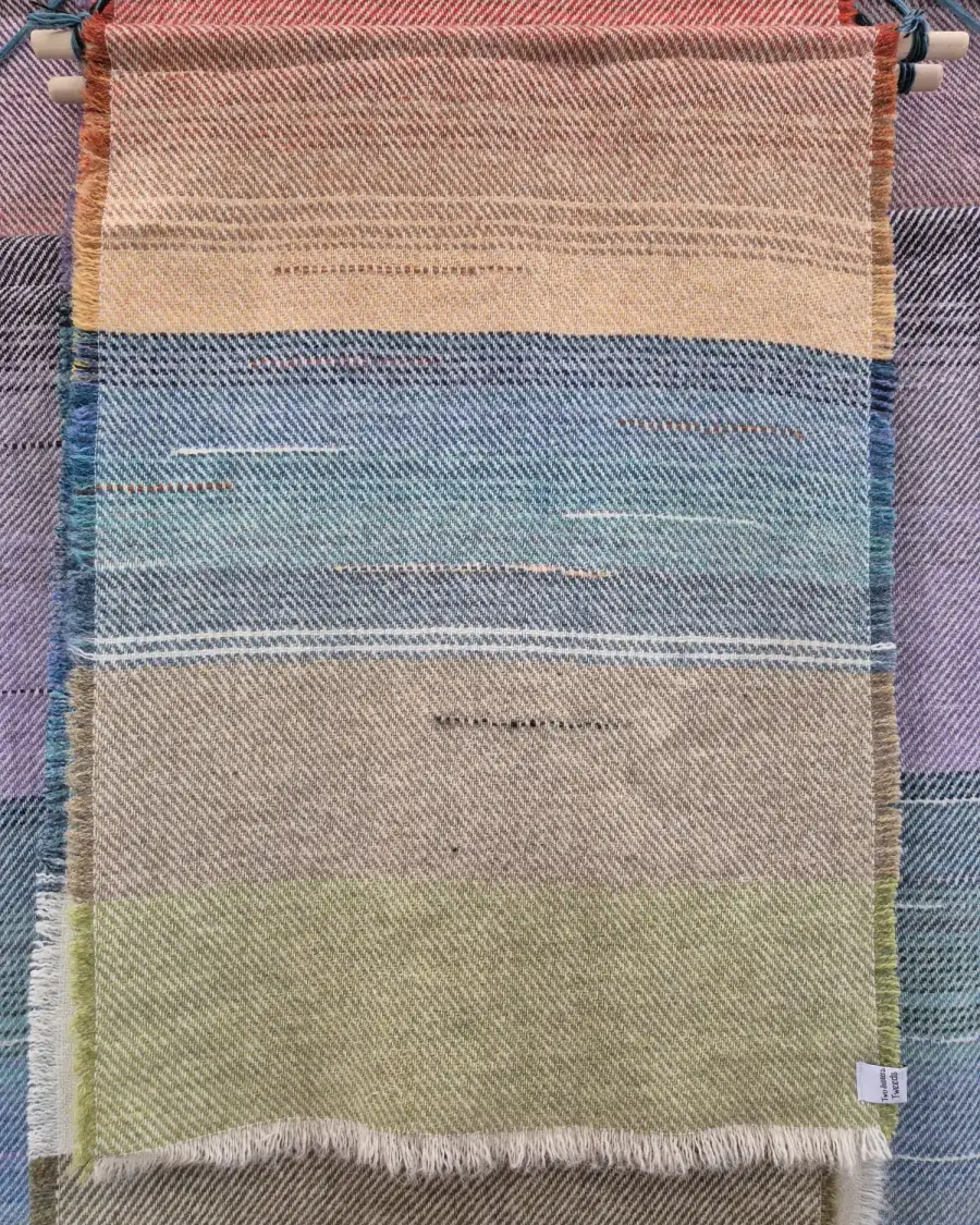 Three Sisters Tweeds landscape wall hanging - 2