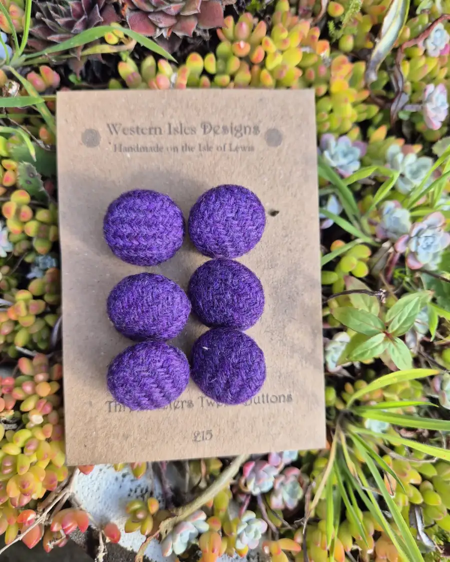 Three Sisters Tweed Buttons