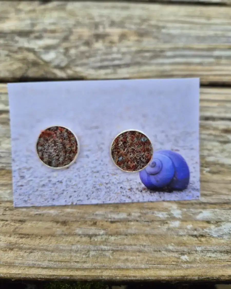 Harris tweed cufflinks