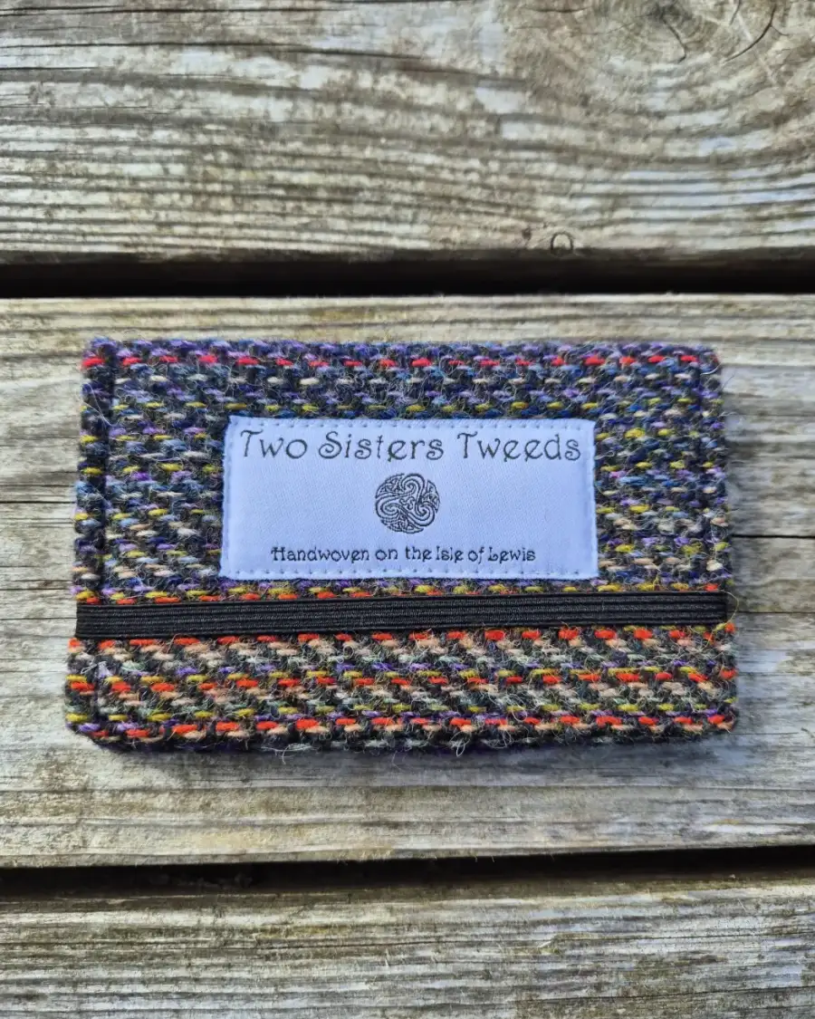 Two Sisters Tweed Card Holder