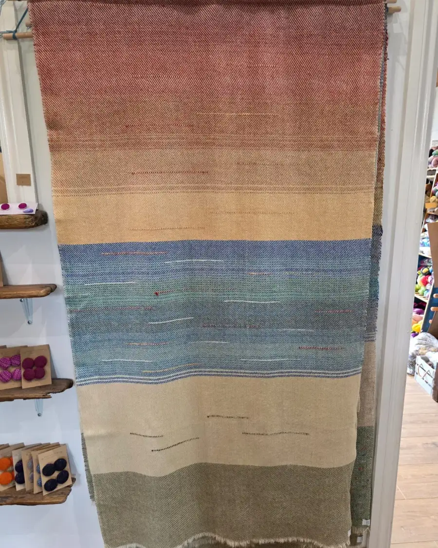 Three Sisters Tweed landscape wall hanging - 1 5