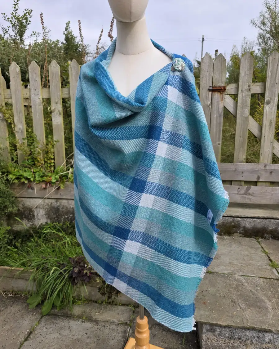 Three Sisters Tweed Shawl