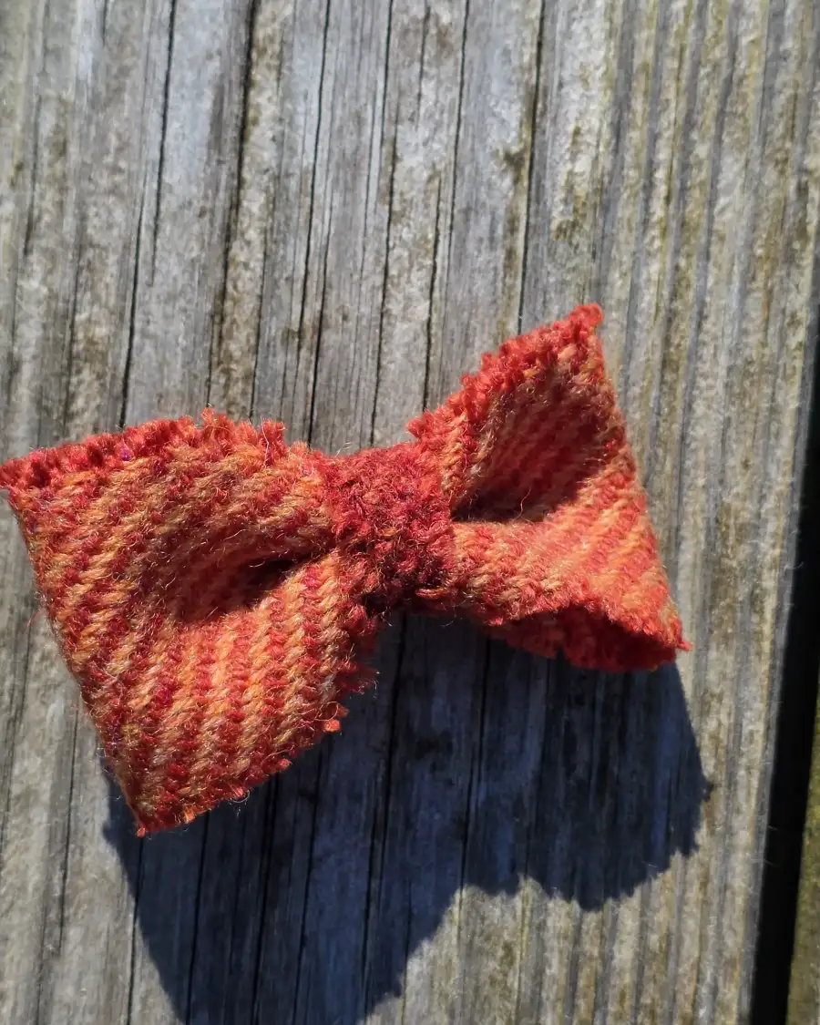 Three Sisters Tweed Hair Barrette