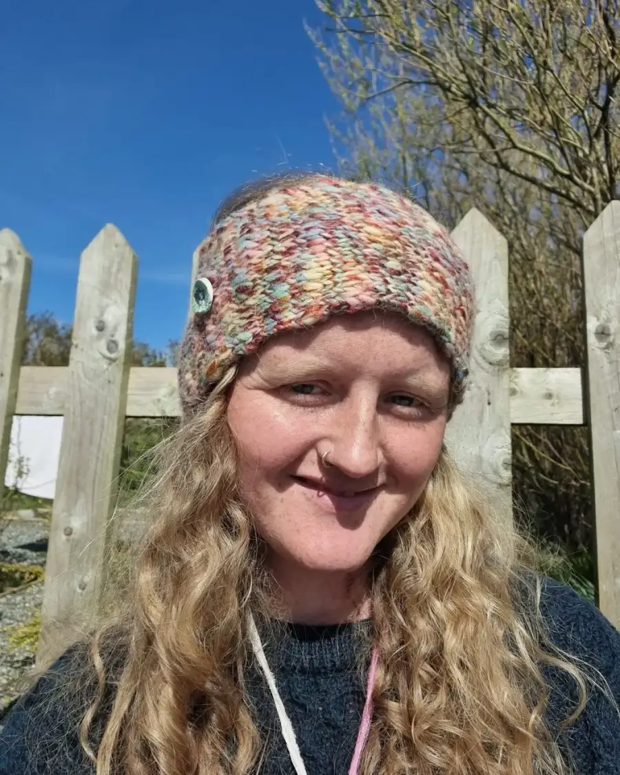 Hand Knitted merino headband