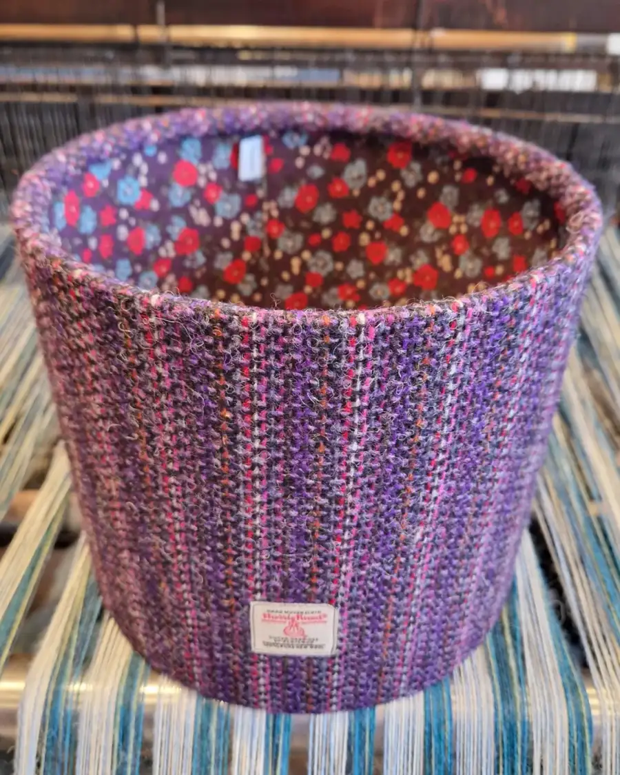 Harris Tweed luxury lampshade
