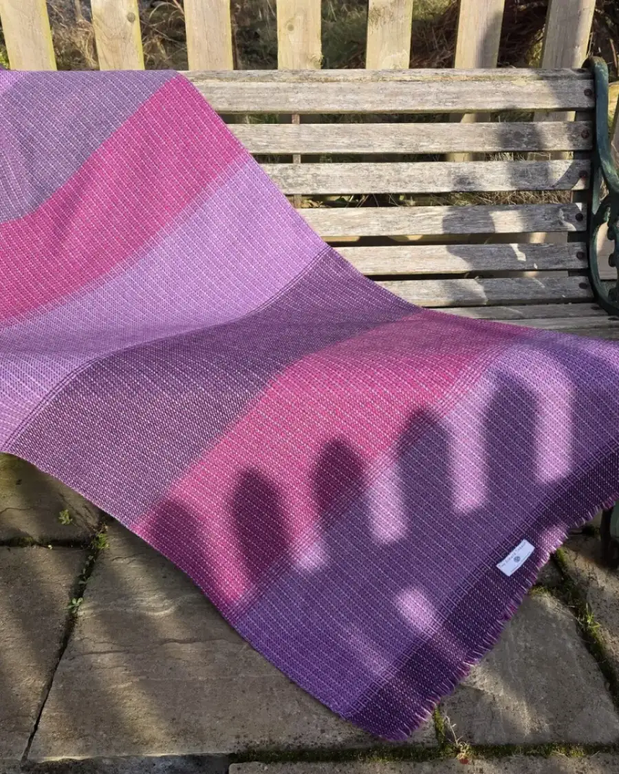 Two Sisters Tweed Throw Lambswool