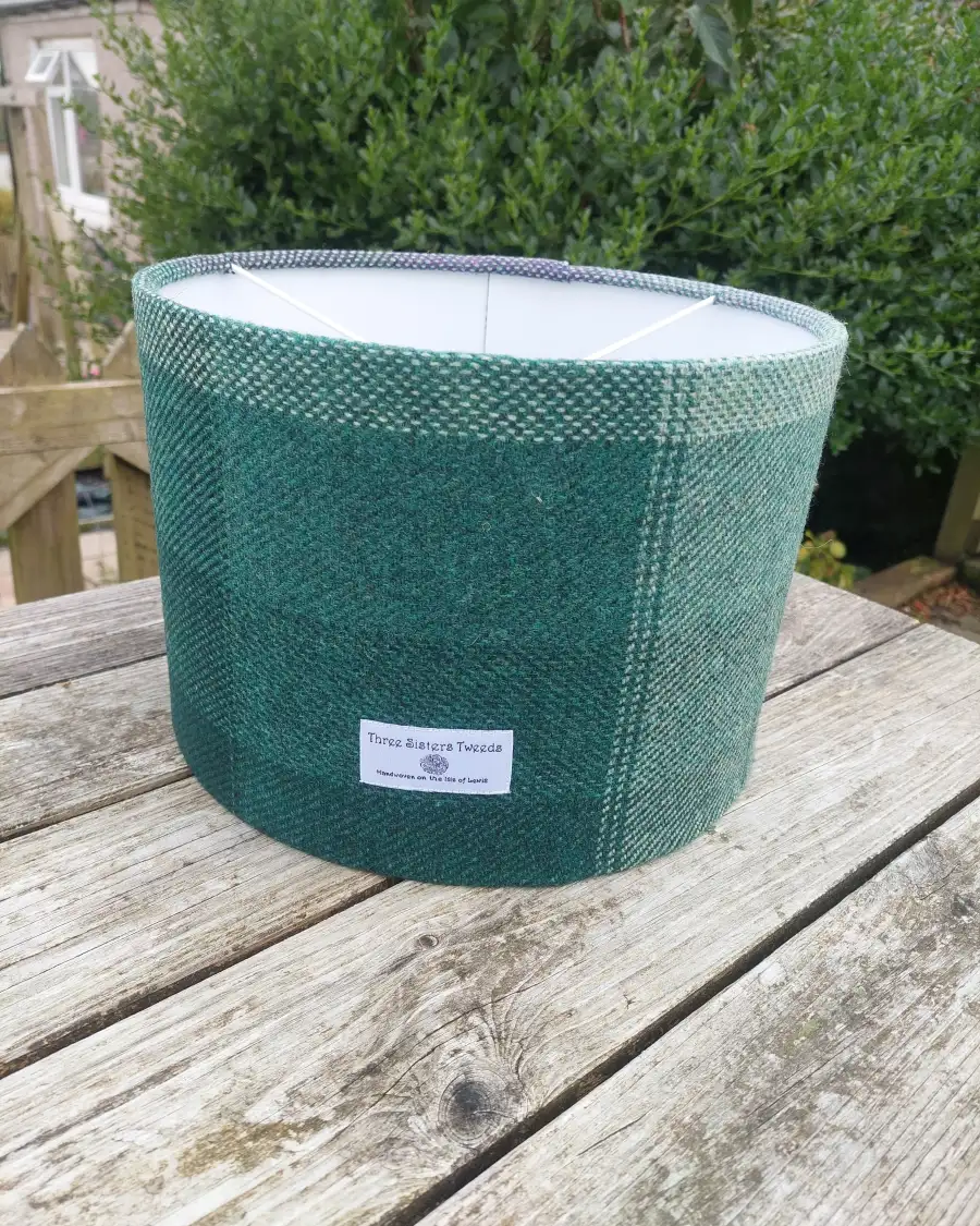 Three Sisters Tweed lampshade 30cm ceiling