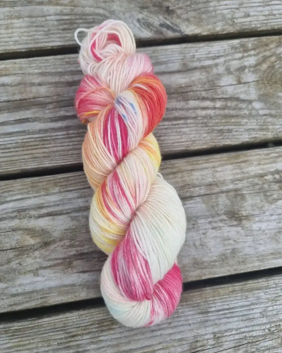 Hand-Dyed Yarn: 100% Merino, 4 ply