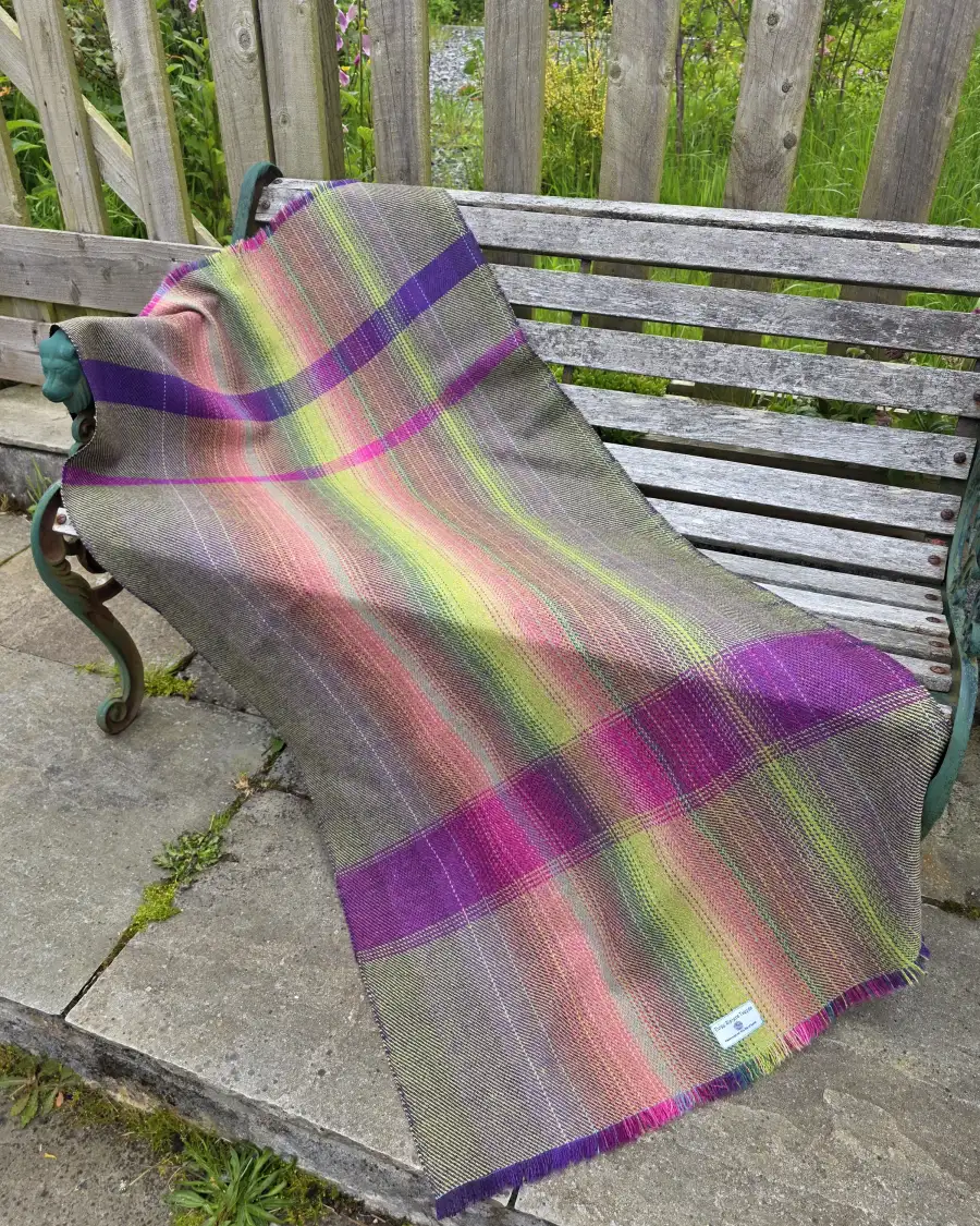 Two Sisters Tweed Throw Lambswool