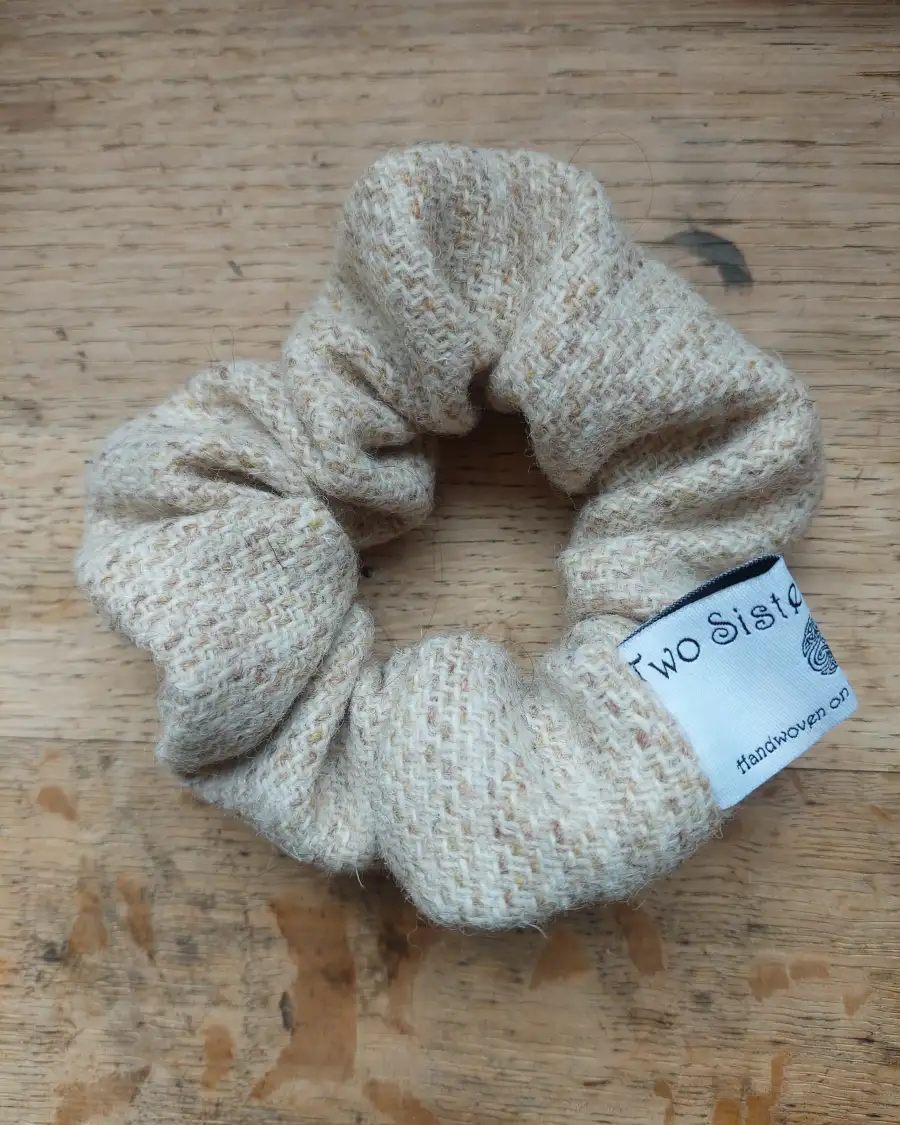 Three Sisters Tweed hair scrunchie