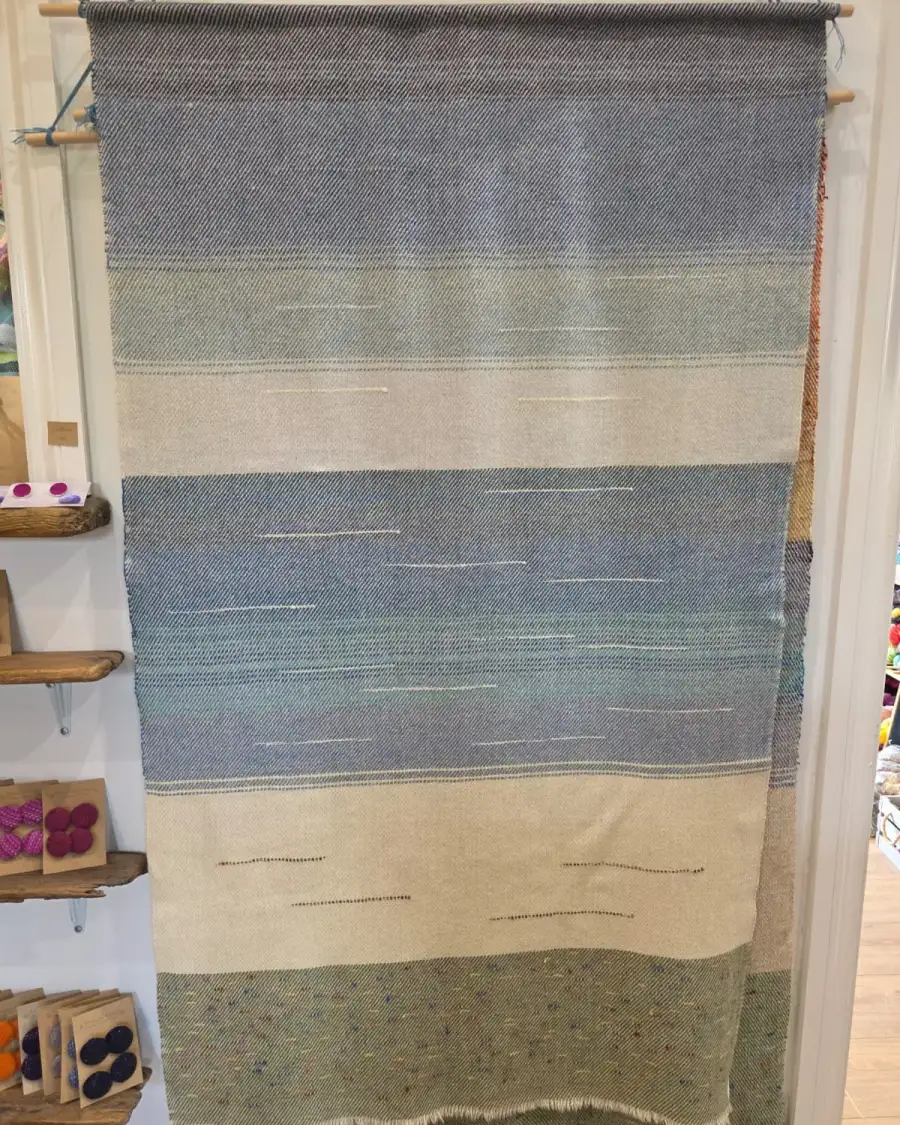 Three Sisters Tweed landscape wall hanging - 1 4