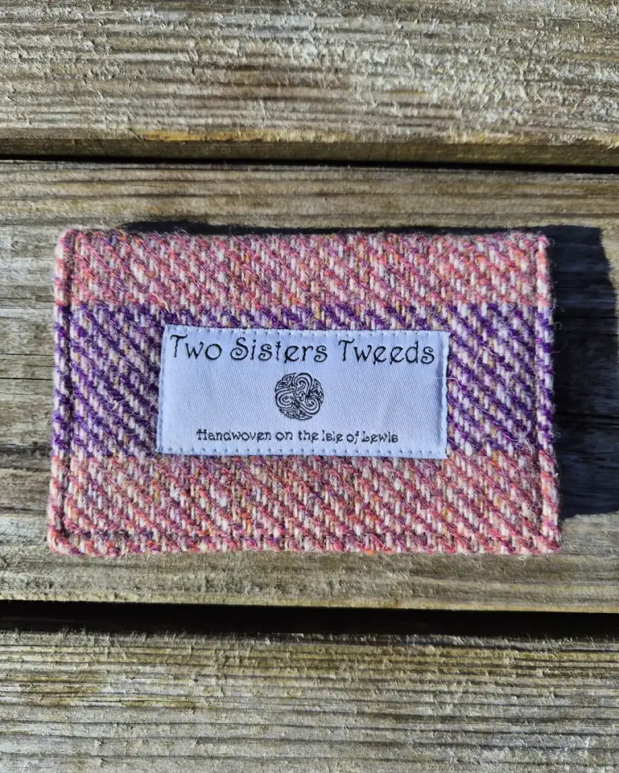 Two Sisters Tweed Card Holder