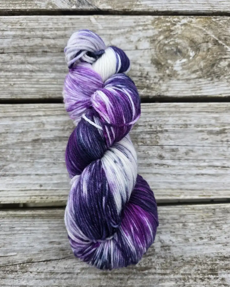 Hand-Dyed Yarn: 100% Merino, 4 ply - 7 2