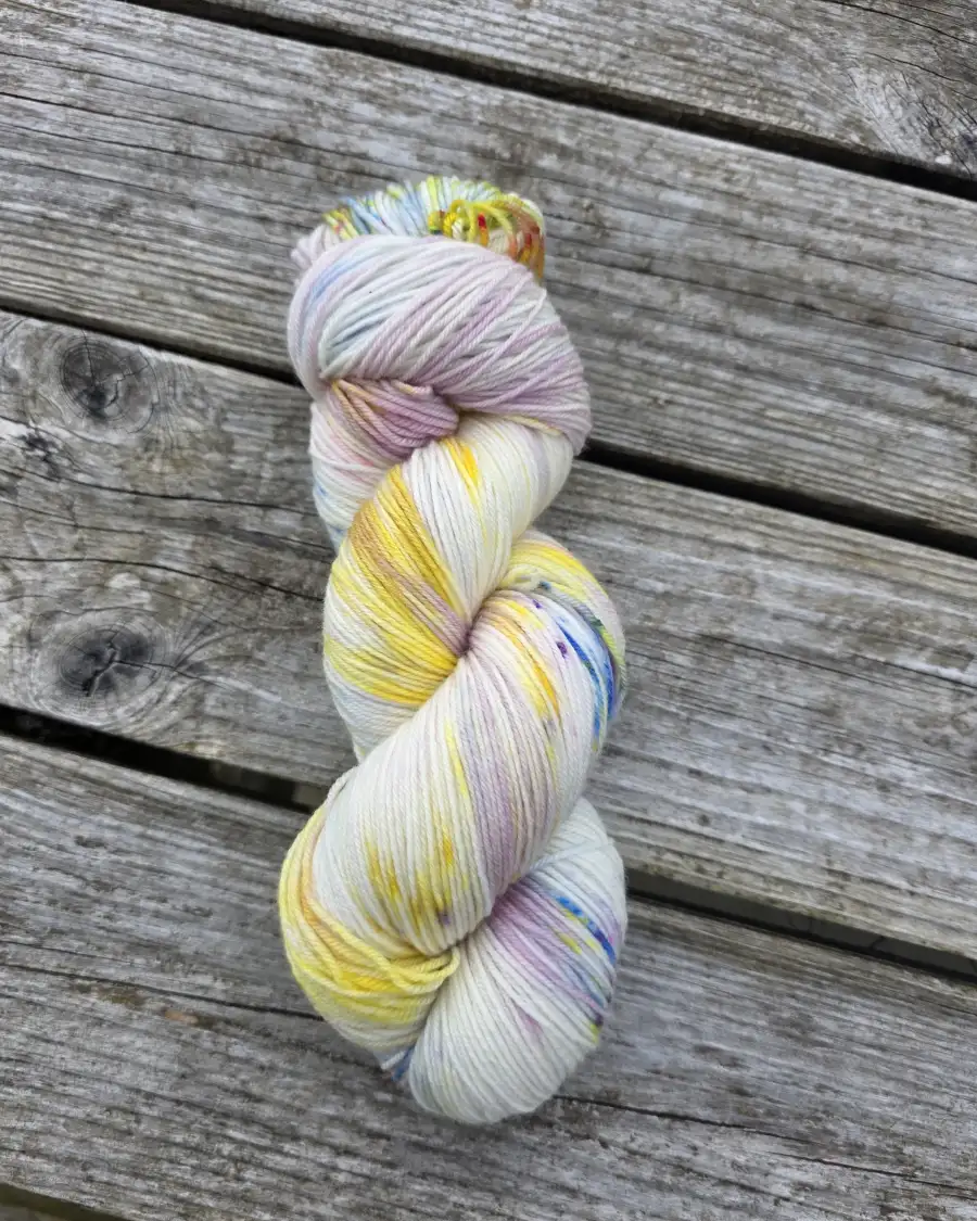 Hand-Dyed Yarn: 100% Merino, 4 ply