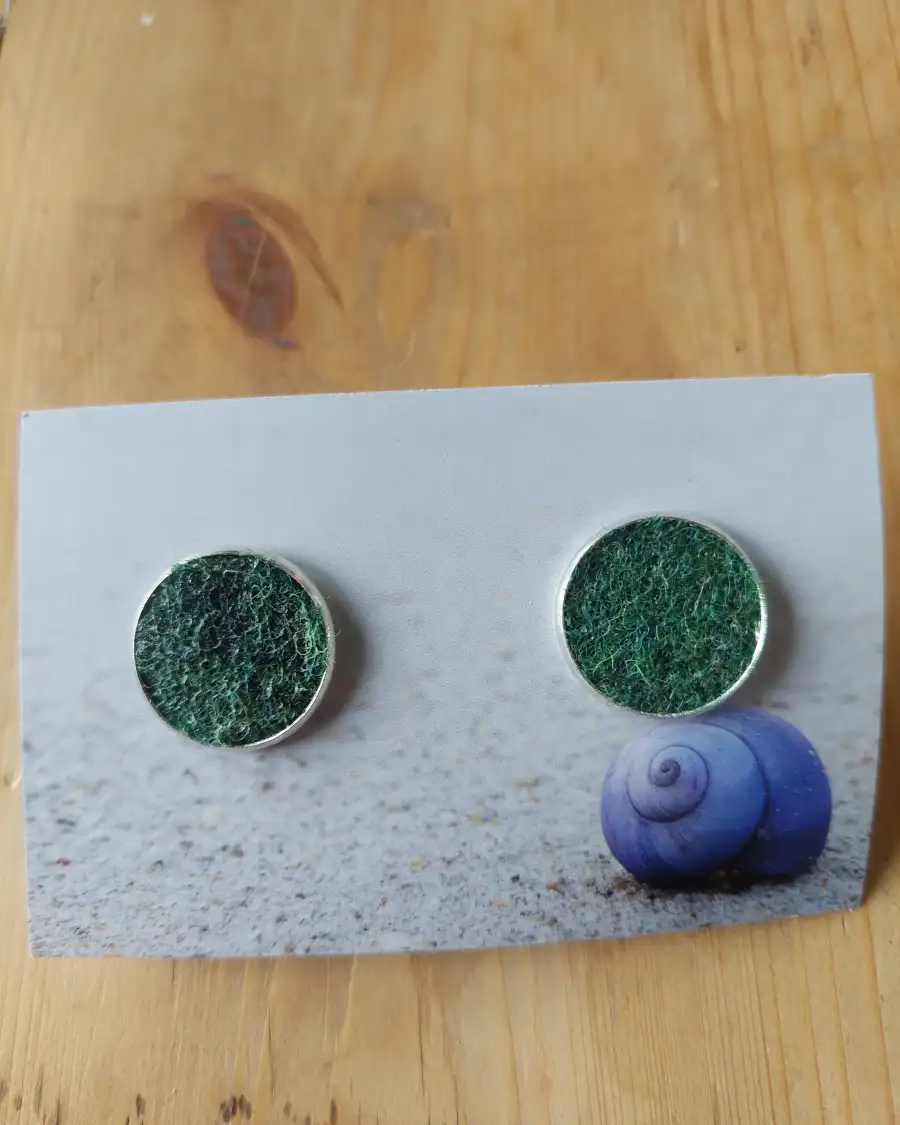 Harris tweed cufflinks - 3