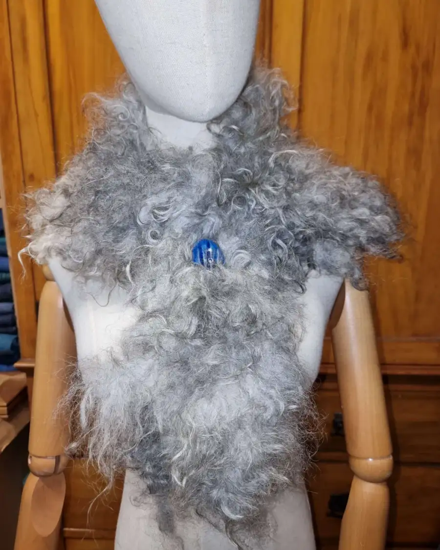 Felted wool collar - gotland