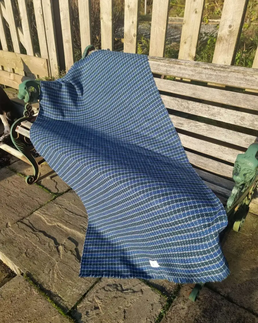Two Sisters Tweed Throw Lambswool