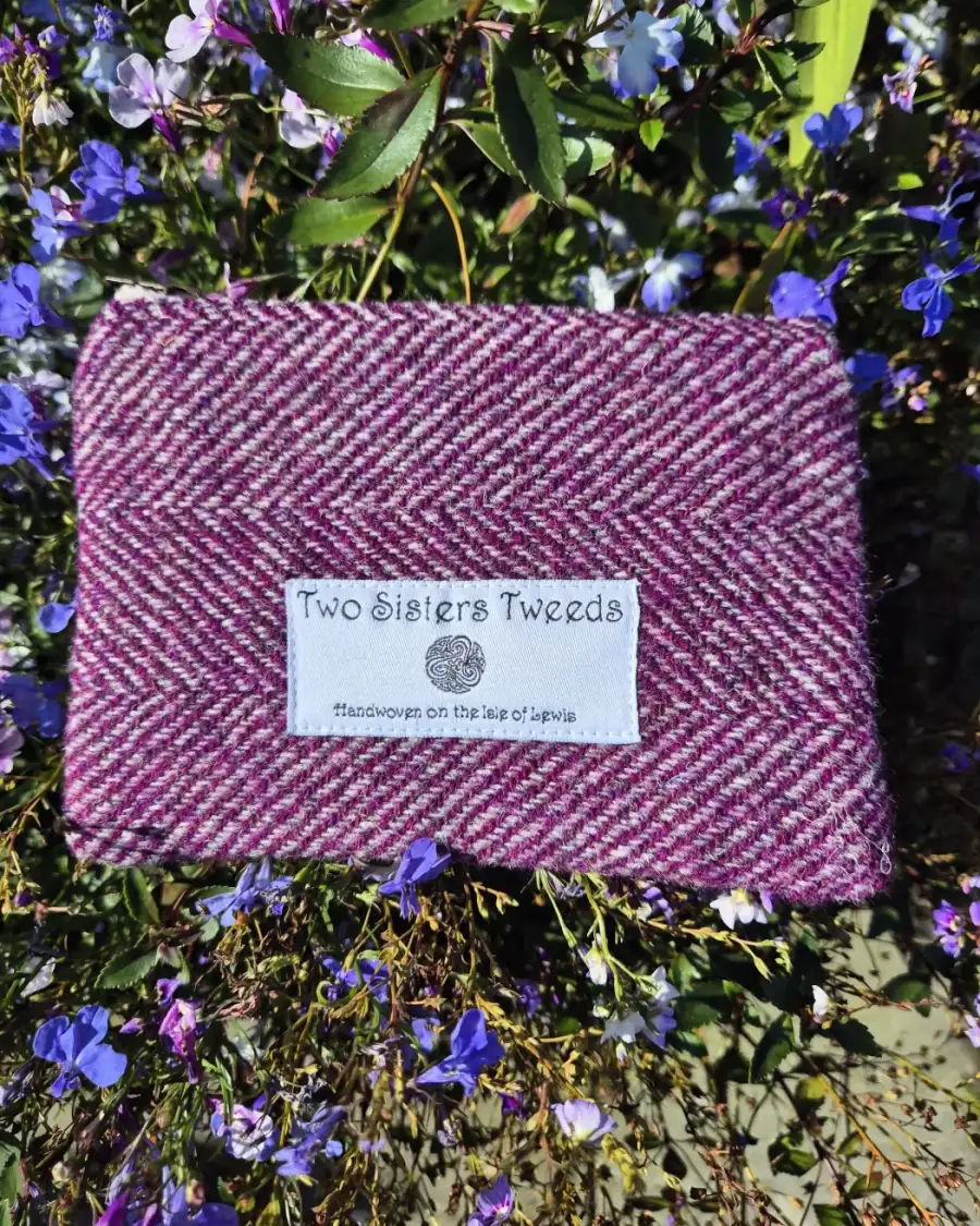 Two Sisters Tweed Zip Purse
