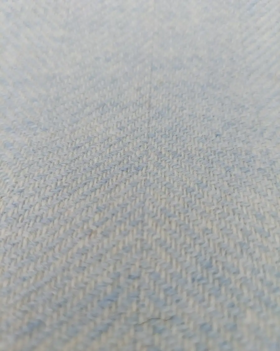 Three Sisters Tweed Fabric - Baby blue