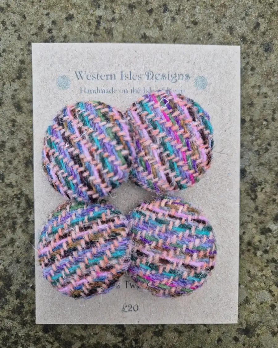 Two Sisters Tweed buttons