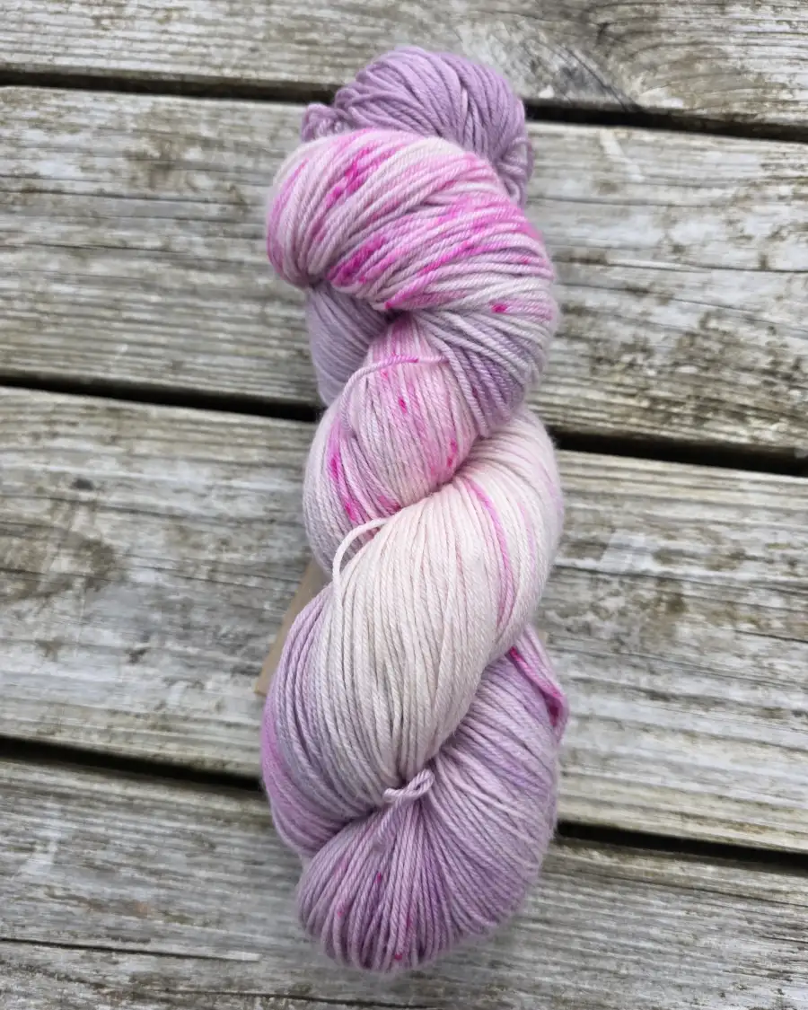 Hand-Dyed Yarn: 100% Merino, 4 ply - 4 6