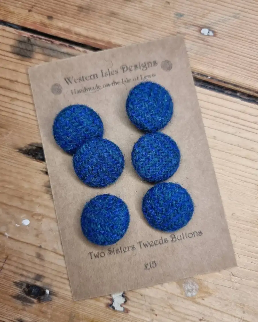 Two Sisters Tweed buttons