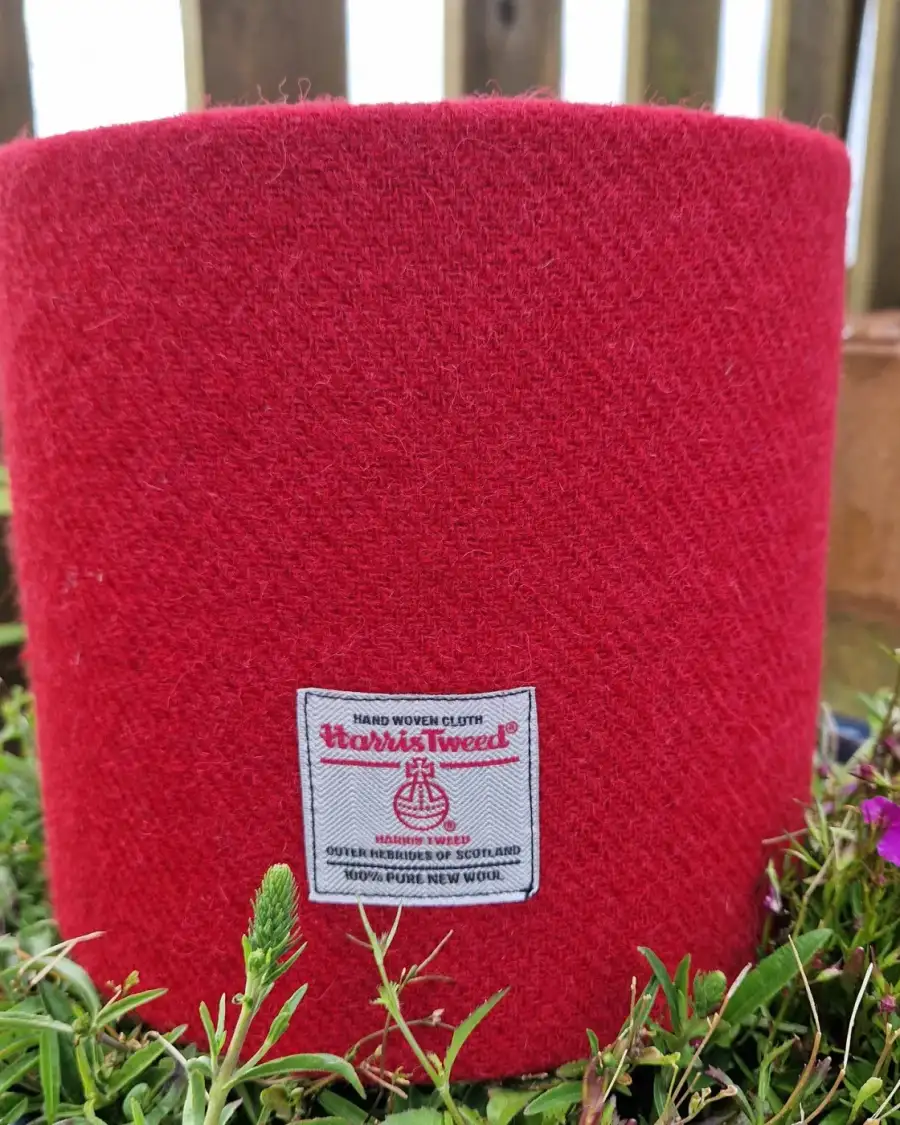 Harris tweed luxury lampshade