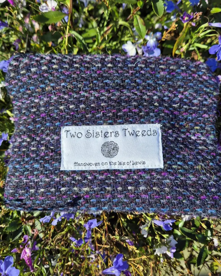 Two Sisters Tweed Zip Purse
