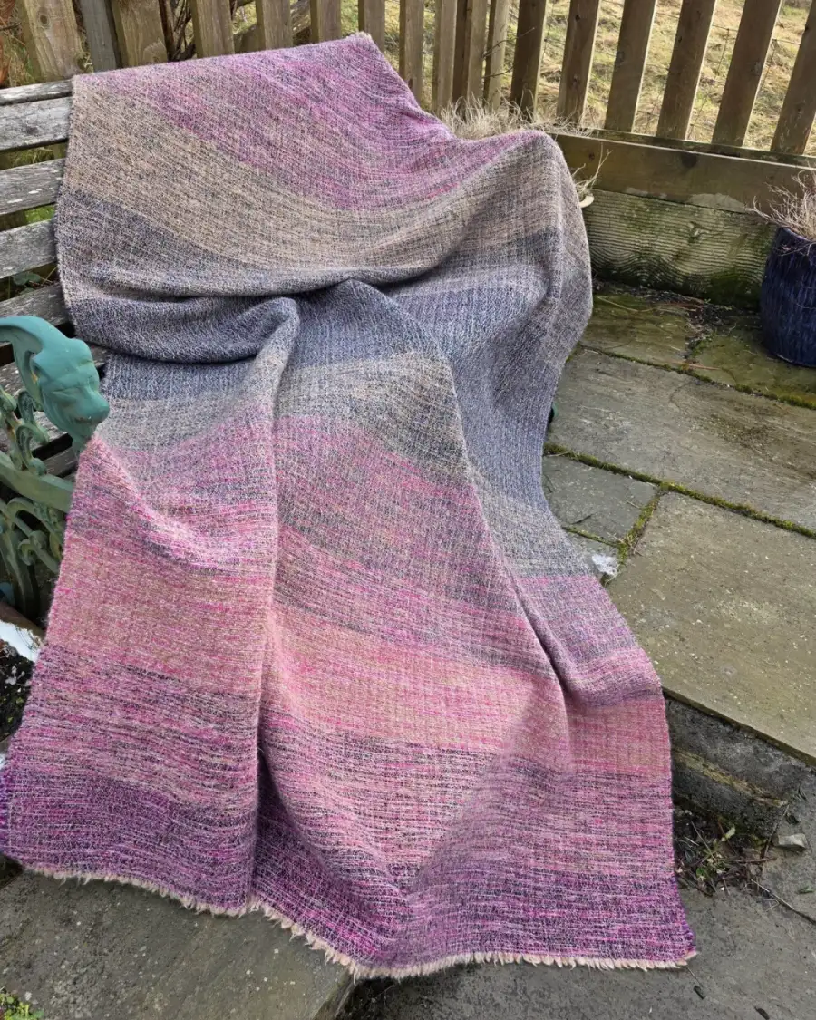 Two Sisters Tweed Blanket
