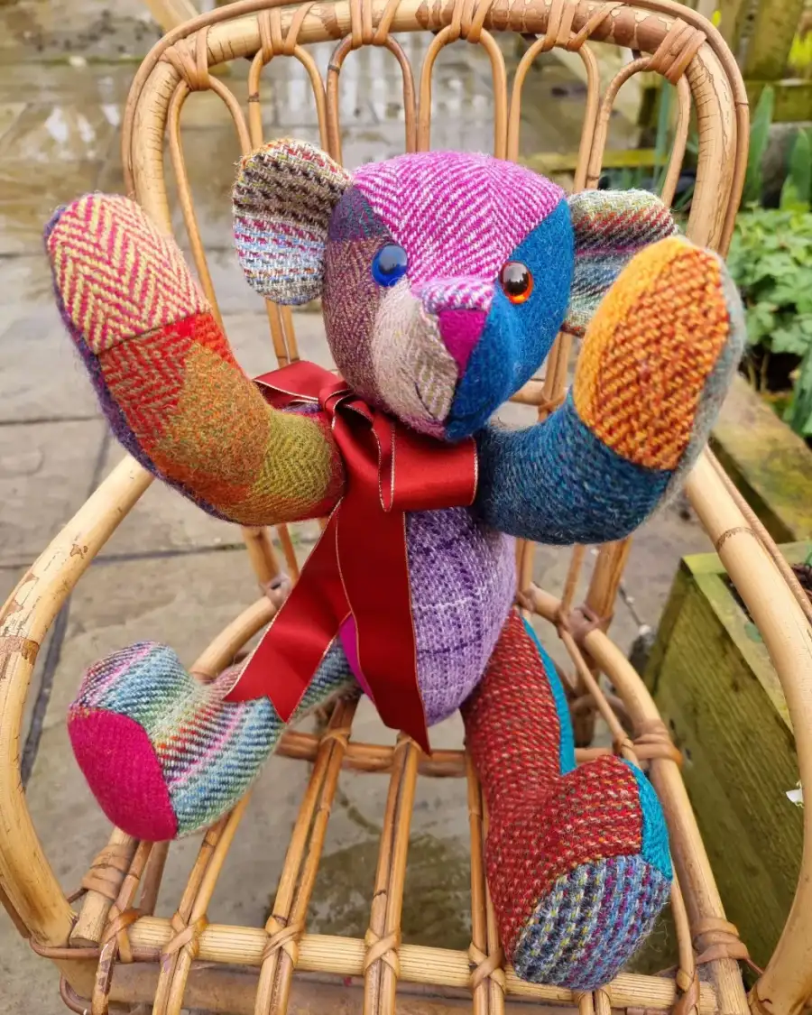 Tweed Teddy Bear made to order