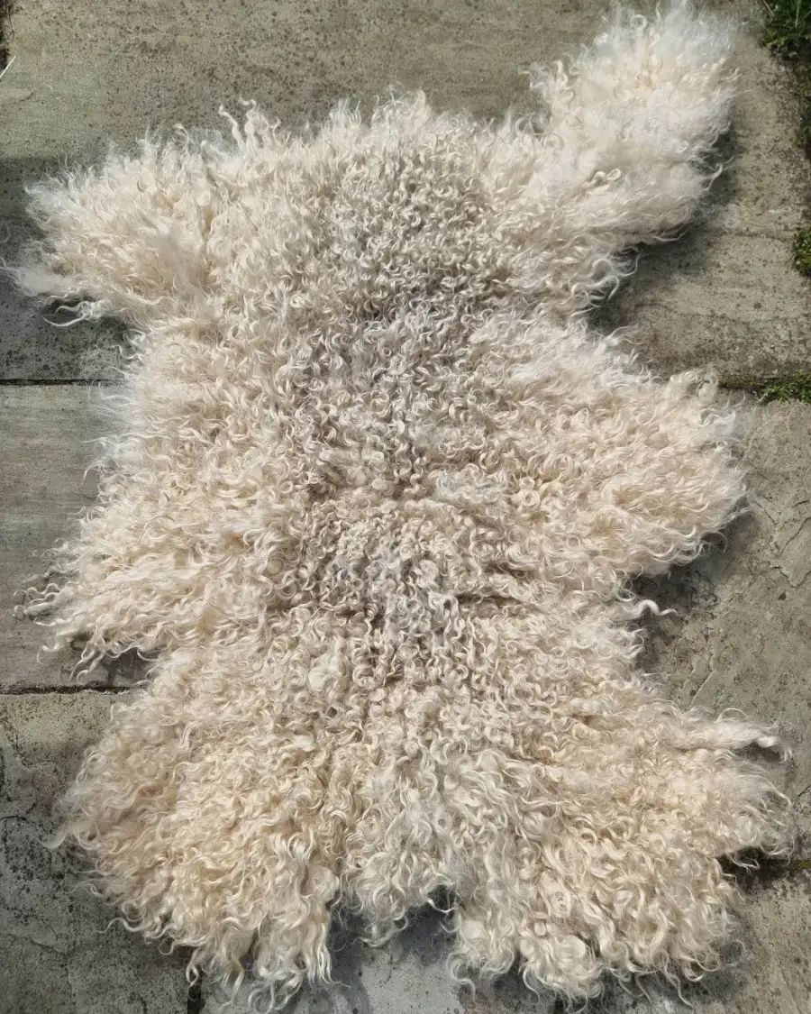 Felted wool rug - gotland