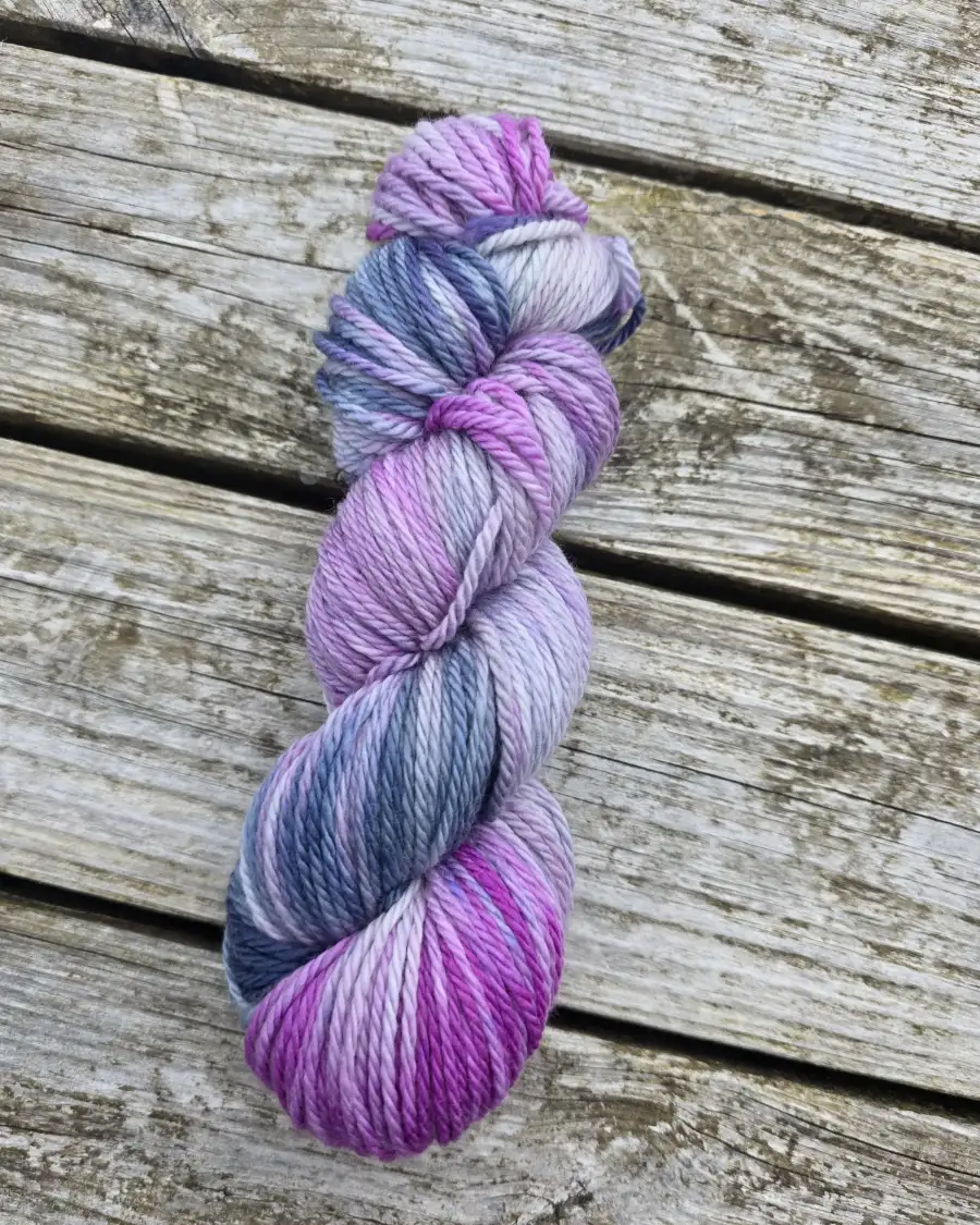 Hand-Dyed Yarn: 100% Merino, aran