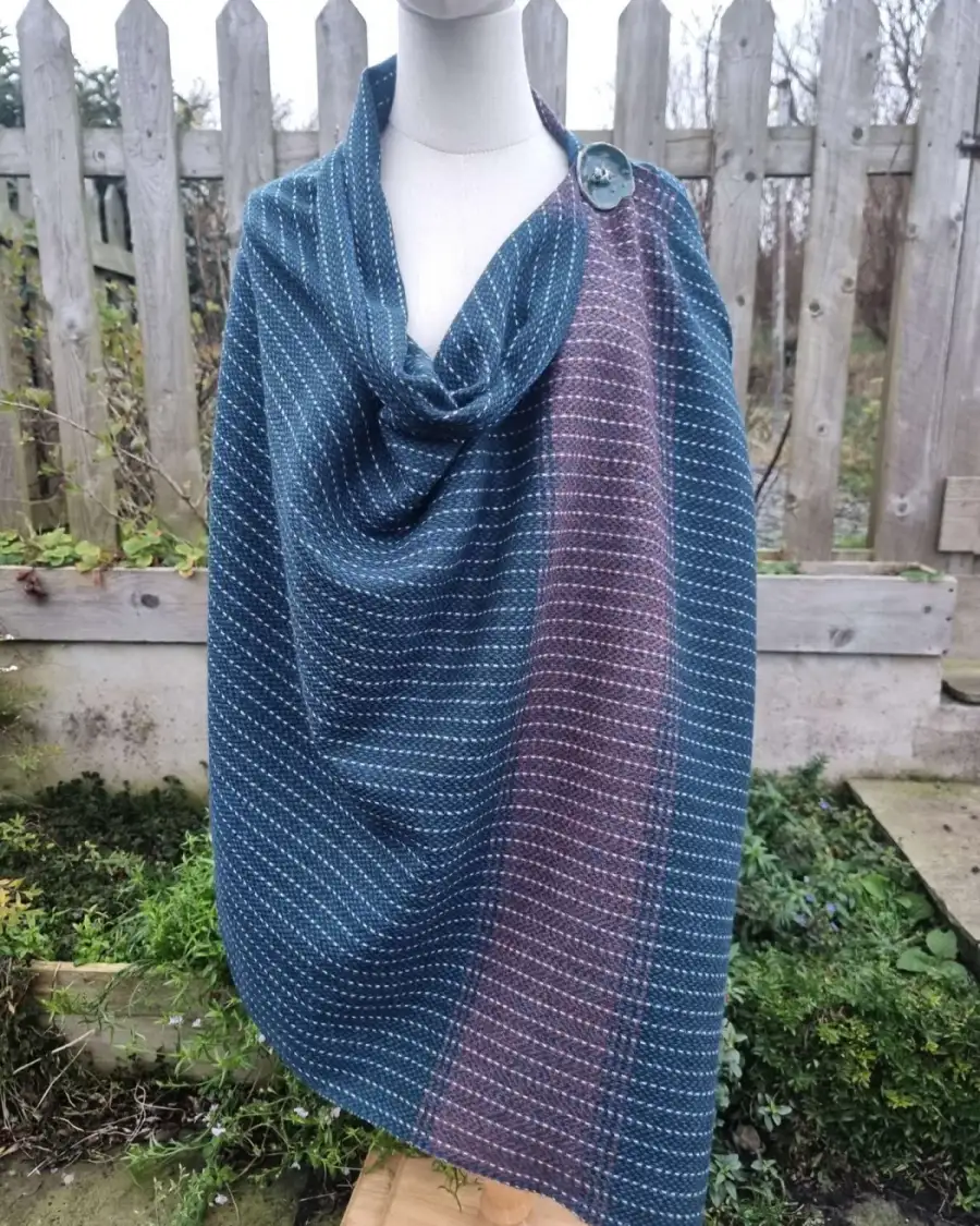 Two Sisters Tweed Shawl Lambswool