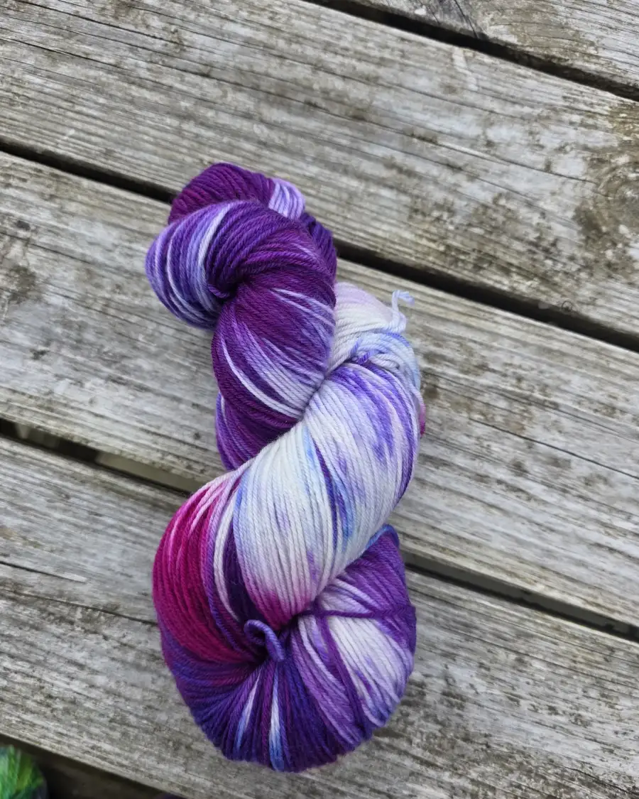 Hand-Dyed Yarn: 100% Merino, 4 ply