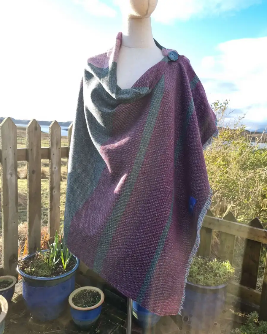 Merino Tweed Shawl