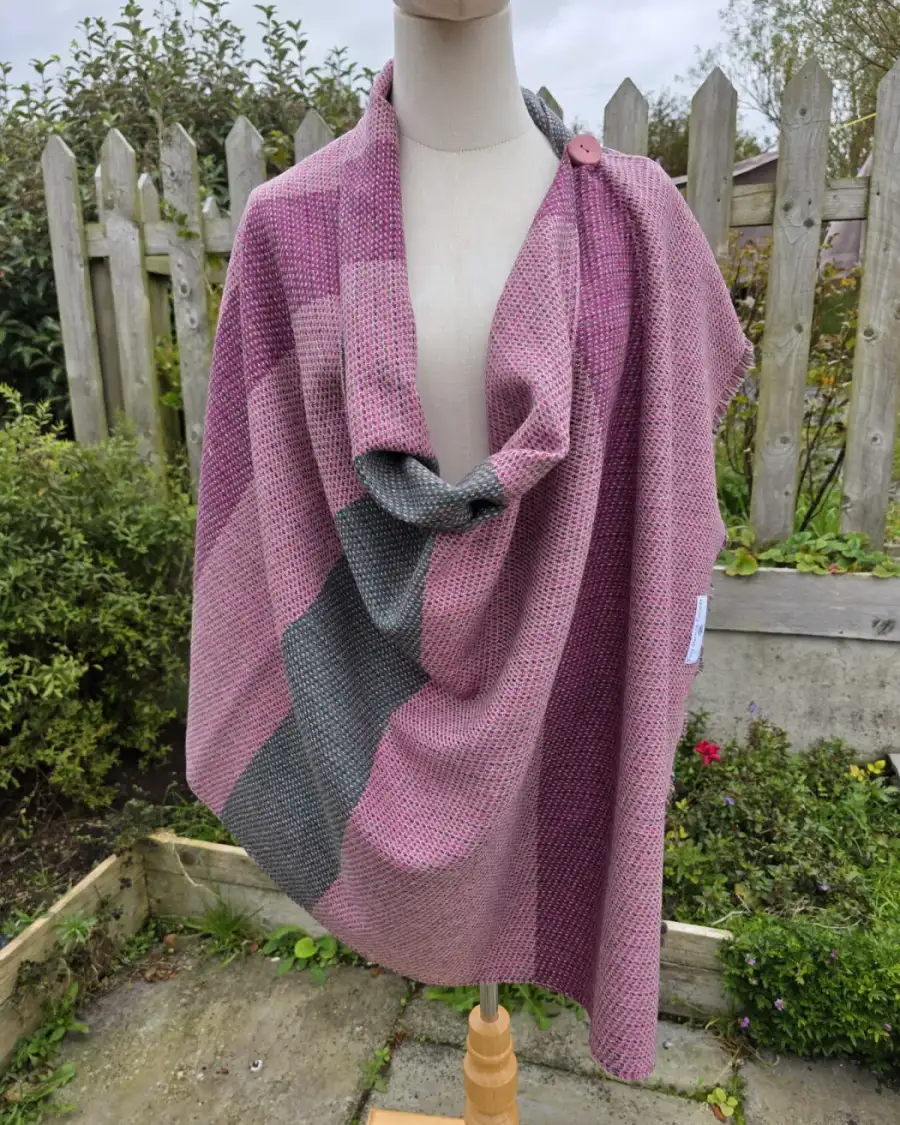 Two Sisters Tweed Shawl Lambswool