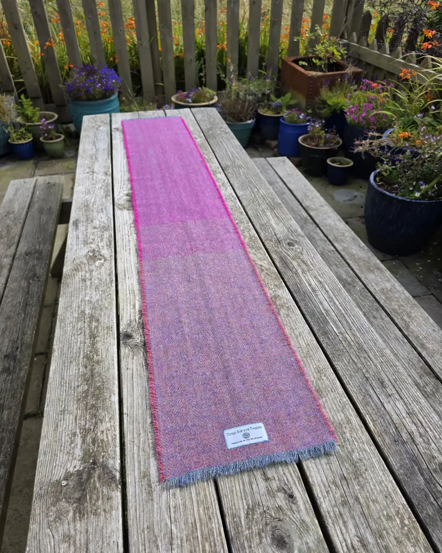 Three Sisters Tweed table runner