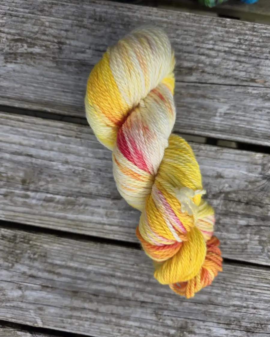 Hand-Dyed Yarn: 100% Merino, aran