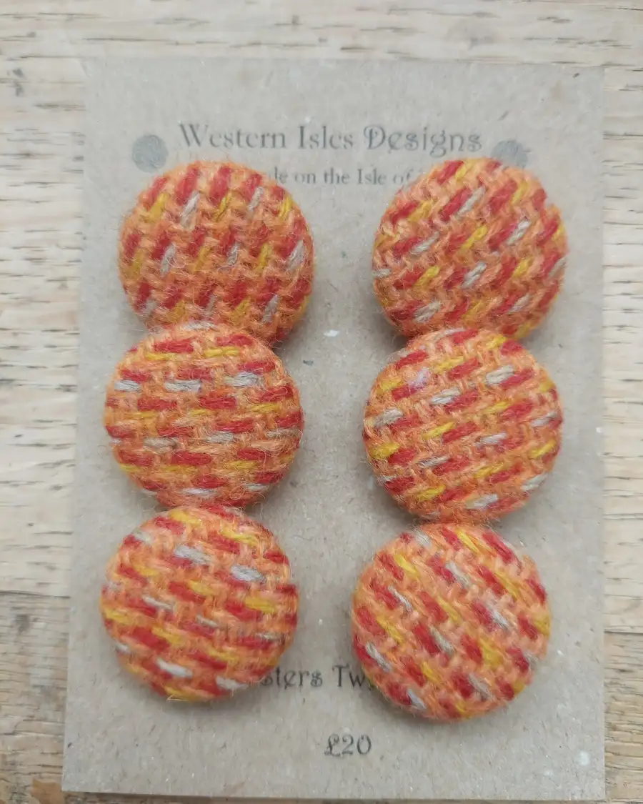 Three Sisters Tweed Buttons