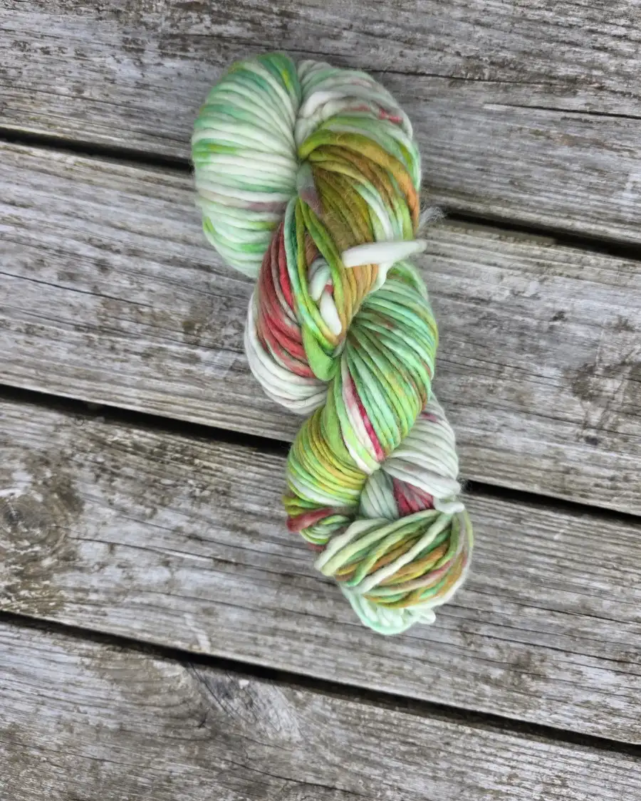 Hand-Dyed Yarn: 100% Merino, chunky