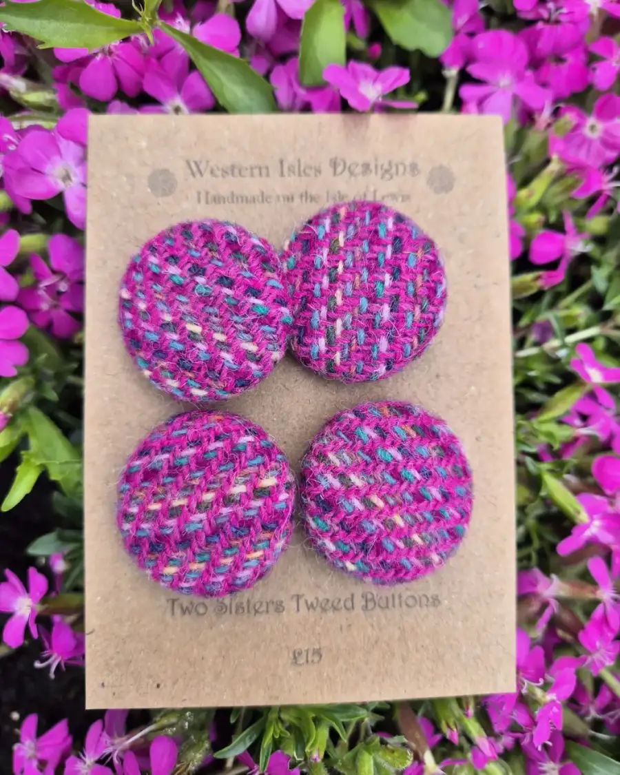 Two Sisters Tweed buttons