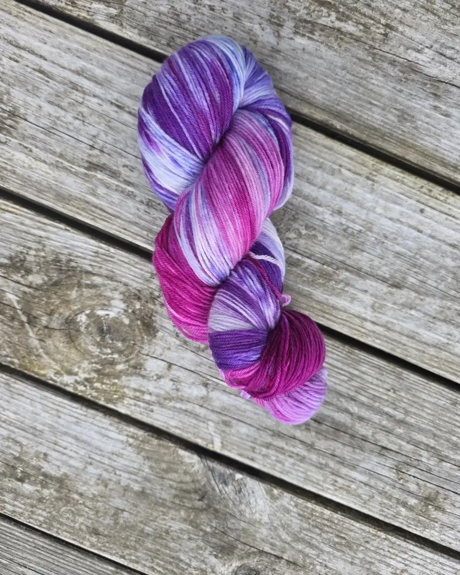 Hand-Dyed Yarn: 100% Merino, 4 ply - 4 7