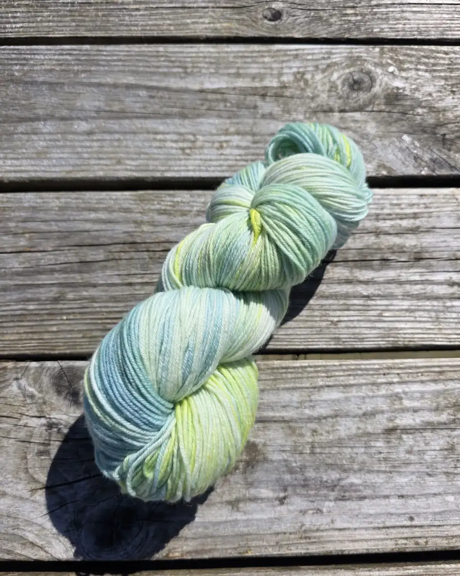 Hand-Dyed Yarn: 100% Merino, 4 ply - 1 5