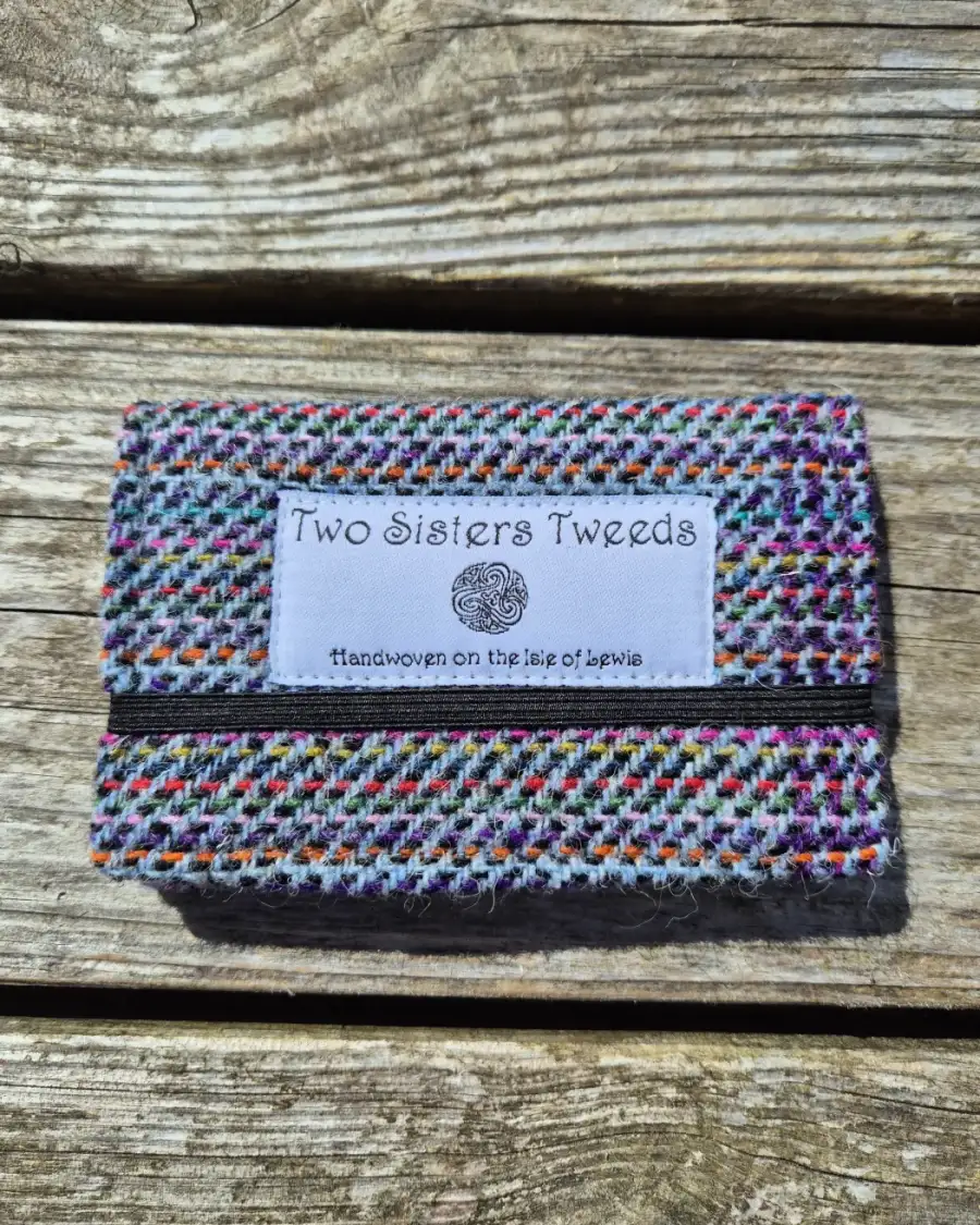 Two Sisters Tweed Card Holder