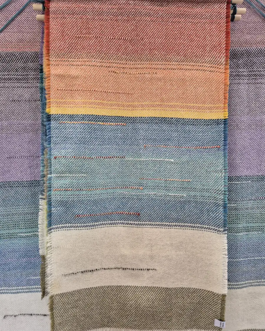 Three Sisters Tweeds landscape wall hanging - 1