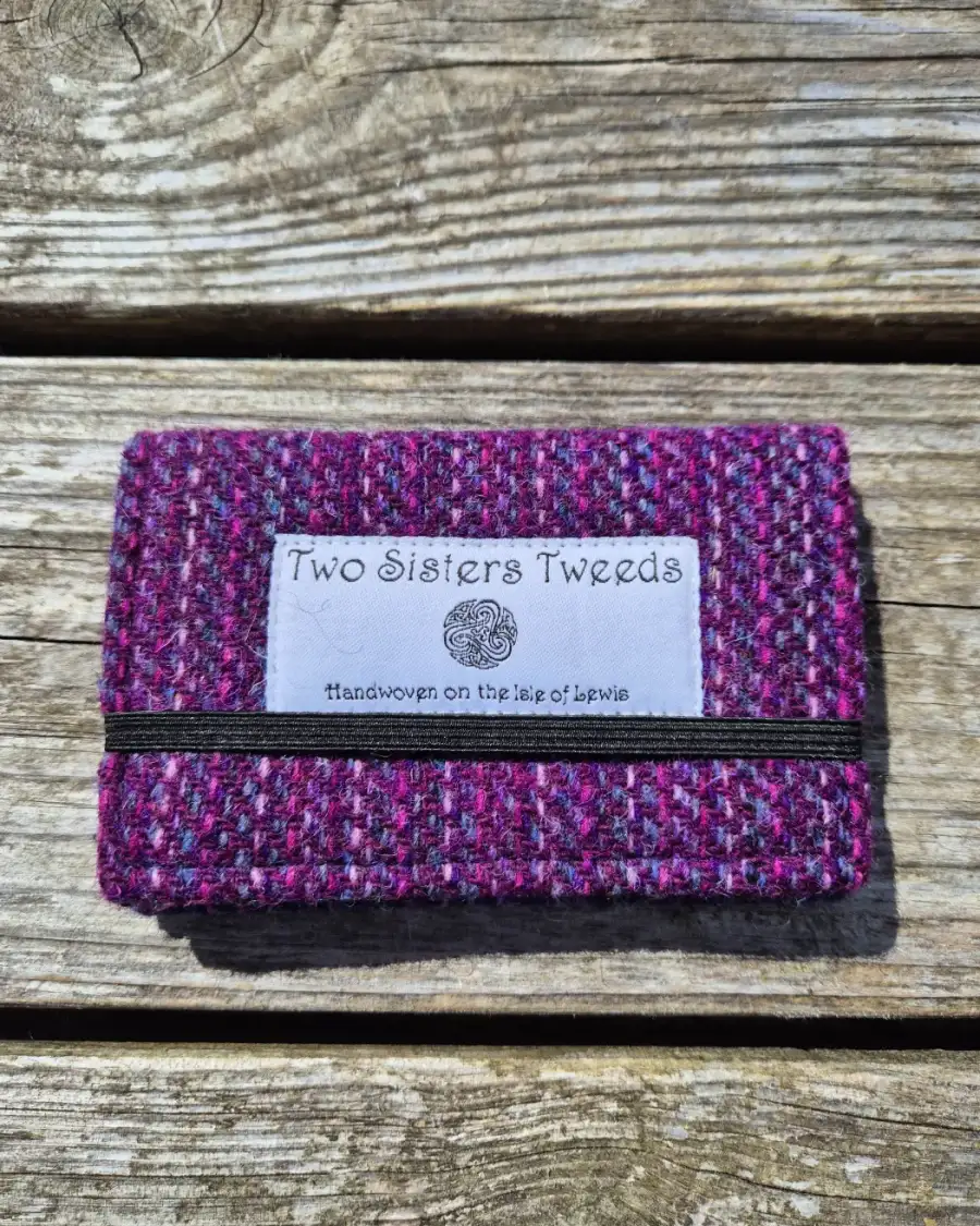 Two Sisters Tweed Card Holder