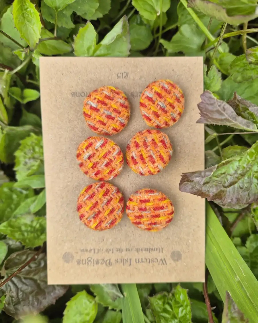 Two Sisters Tweed buttons - 9 2