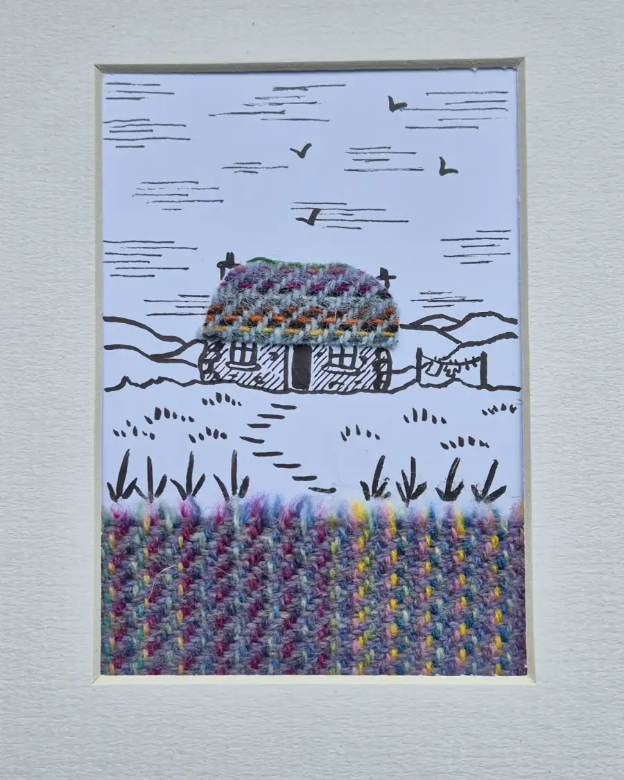 Tweed and pen original picture - 6 2